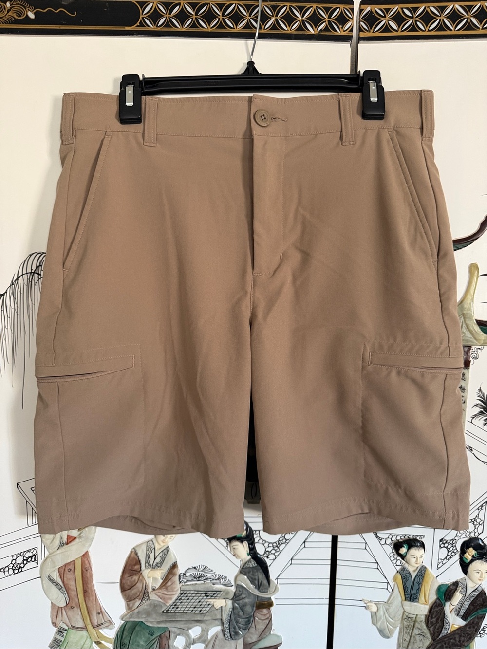 Men's Cargo Shorts — Tan Utility Style